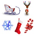 Christmas icon collection ÃÂ¾ÃÂ»ÃÂµÃÂ½ÃÅ ÃÂÃÂ°ÃÂ½ÃÂ¸ ÃÂ½ÃÂ¾ÃÂ²Ãâ¹ÃÂ¹ ÃÂ³ÃÂ¾ÃÂ´ ÃÂÃÂ½ÃÂµÃÂ¶ÃÂ¸ÃÂ½ÃÂºÃÂ°