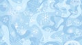 Christmas icon holiday seamless patter. Winter snow ornamental backdrop. Christmas holiday snowflakes decorative background