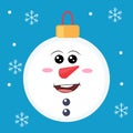 christmas icon objek ball vector object Royalty Free Stock Photo