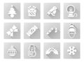 Christmas icon set