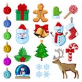 Christmas icon set Royalty Free Stock Photo