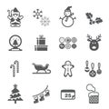 Christmas icon set