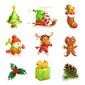 Christmas icon set