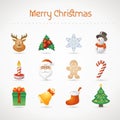 Christmas icon set