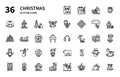 Christmas Outline Icons