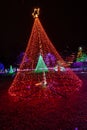 Colorful Christmas Illumination Royalty Free Stock Photo