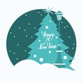 Christmas illustration. Royalty Free Stock Photo