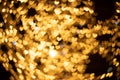 Christmas ilumination bokeh gights in the city