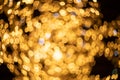 Christmas ilumination bokeh gights in the city