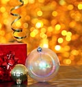 Christmas decorations stock photo