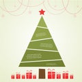 Christmas infographic tree