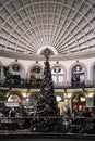 Christmas inside Leeds Corn Exchange