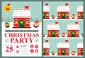 Christmas invitation card