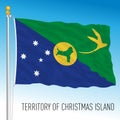 Christmas Island territory flag, Australia, oceanian country