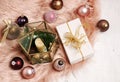 Christmas items arrangement