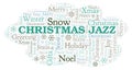 Christmas Jazz word cloud