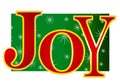 Christmas Joy Banner 2 Royalty Free Stock Photo