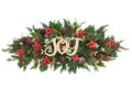 Christmas Joy Decoration Royalty Free Stock Photo