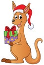 Christmas kangaroo theme image 1