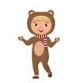 Christmas kids teddy bear costume