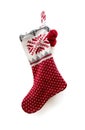 Christmas knitted sock