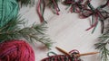 Christmas knitting