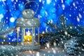 Christmas lantern Royalty Free Stock Photo