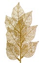 Christmas leaves decoration