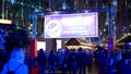 Christmas Leicester Square main entrance - LONDON, ENGLAND - DECEMBER 10, 2019