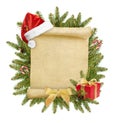 Christmas letter to Santa Royalty Free Stock Photo