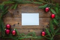 Christmas letter to Santa. Space for text