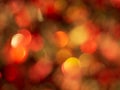 Christmas light background. Holiday glowing backdrop. Defocused Background. Royalty Free Stock Photo