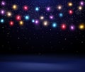 Christmas light background Royalty Free Stock Photo