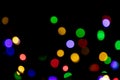 Christmas light. Colorful abstract background. Bokeh Background. Bokeh backrground whith de focused lights and copy space Royalty Free Stock Photo