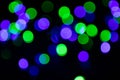 Christmas light. Colorful abstract background. Bokeh Background. Bokeh backrground whith de focused lights and copy space Royalty Free Stock Photo