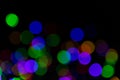 Christmas light. Colorful abstract background. Bokeh Background. Bokeh backrground whith de focused lights and copy space Royalty Free Stock Photo