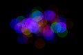 Christmas light. Colorful abstract background. Bokeh Background. Bokeh backrground whith de focused lights and copy space Royalty Free Stock Photo