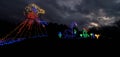 2020 dinosaur Christmas light display Oglebay Park, West Virginia