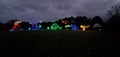 2020 dinosaur Christmas light display Oglebay Park, West Virginia