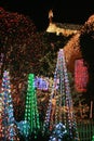 Christmas Light Display Royalty Free Stock Photo