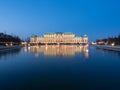 Christmas Lights in Vienna at Belvedere Palace