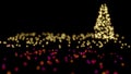 Christmas lights background