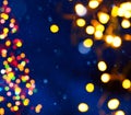 Christmas lights background Royalty Free Stock Photo
