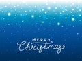 Christmas lights blue background for Your design Royalty Free Stock Photo