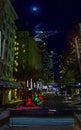 Christmas lights downtown Calgary, Alberta, Canada