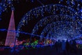 Christmas Lights in Duluth, Minnesota during the Winter Season on Lake Superior Shores