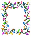 Christmas Lights Frame