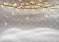 Christmas lights isolated Royalty Free Stock Photo