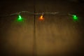 ,Christmas lights, light glitter vintage on wood background,bokeh background,defocused .Happy Birthday,Valentine day.