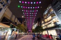 Christmas lights in Melbourne Bourke Street Mall Royalty Free Stock Photo